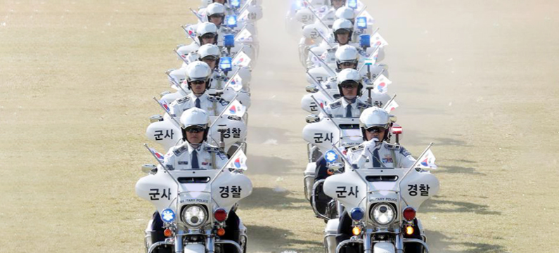 Military Motorcycle Parade