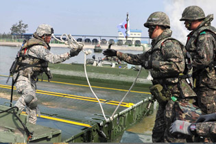 한미 합동 군사훈련사진