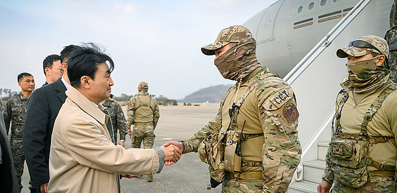 사막의 빛 작전 성공 격려