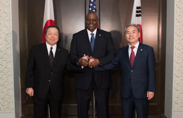 Korea, the United States and Japan to operate a sy